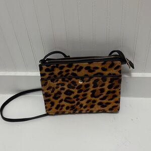 Leopard Print Crossbody Bag